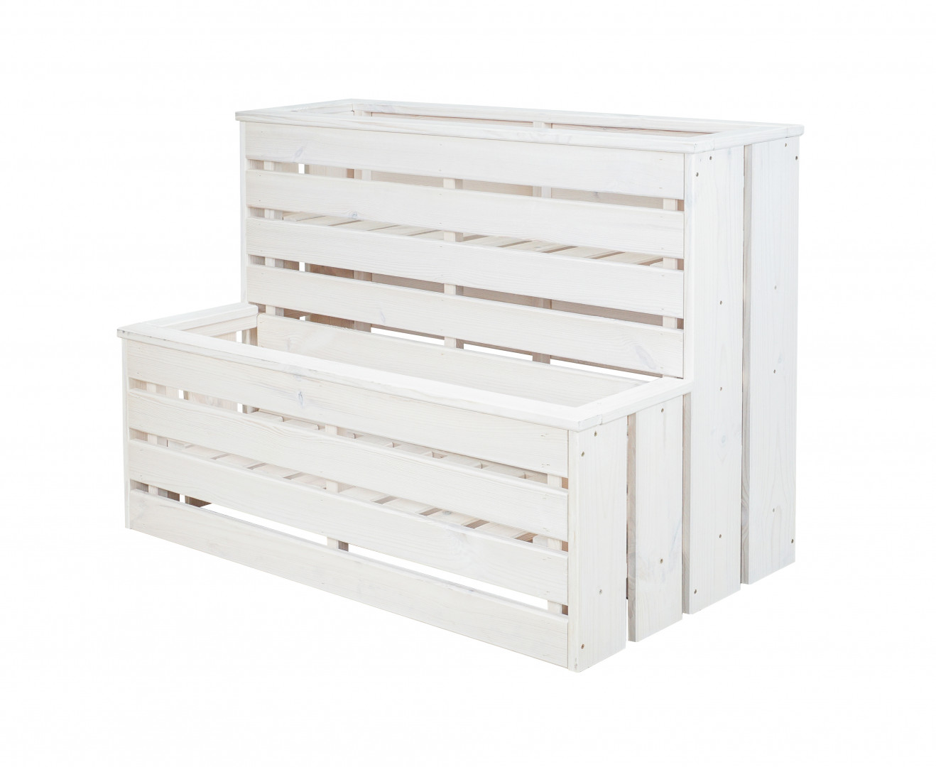 Two-level planting box